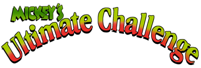 Mickey's Ultimate Challenge logo for Sega Master System
